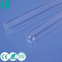 QS23200900 wholesale clear quartz glass tube high purity waterproof quartz sleeve for uv lamp 23mm diameter